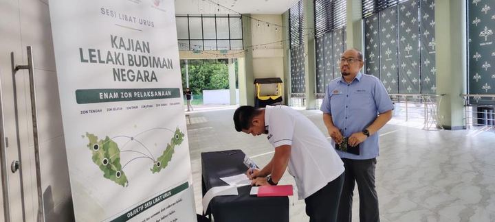 Pendaftaran peserta di kaunter